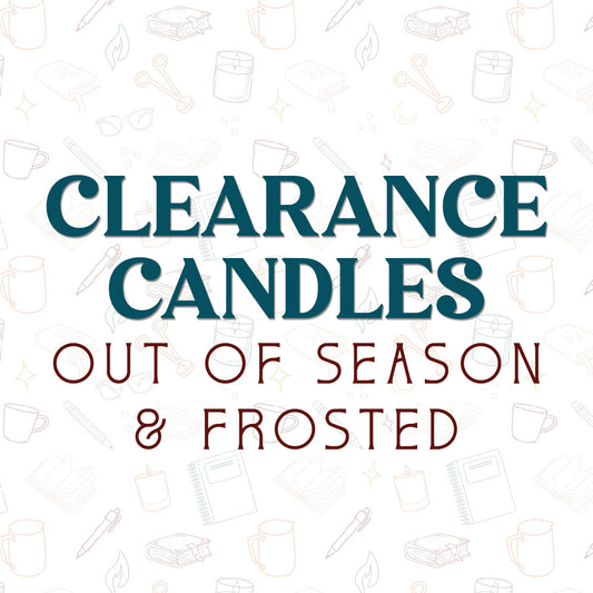 Clearance & Frosted Candles