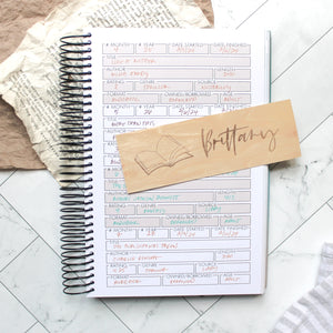 Custom / Personalized Wooden Bookmark