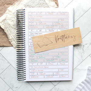 Custom / Personalized Wooden Bookmark