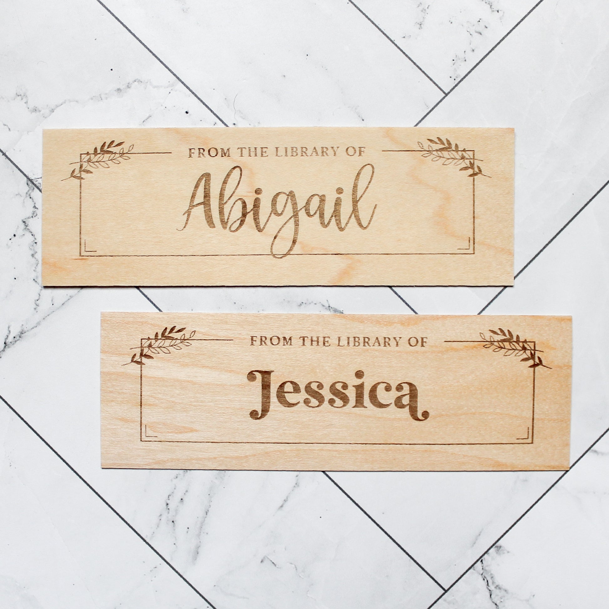 Custom / Personalized Wooden Bookmark