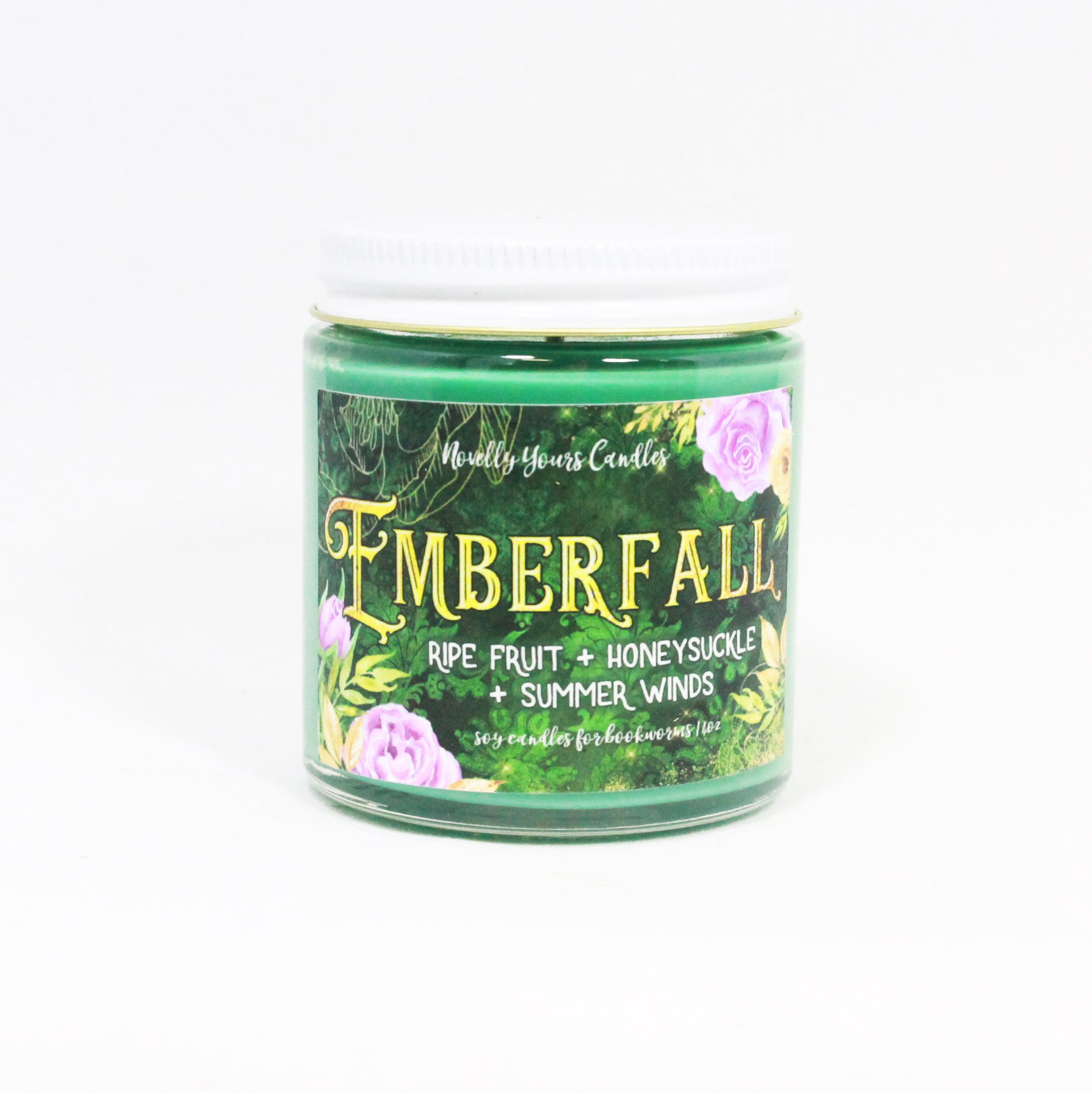 Emberfall | 4oz jar | Candle of the Month, inspired by A Curse So Dark and Lonely, A Heart So Fierce and Broken
