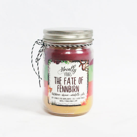 The Fate of Fennbirn | 12oz jar | Layered Candle of the Month inspired by Three Dark Crowns