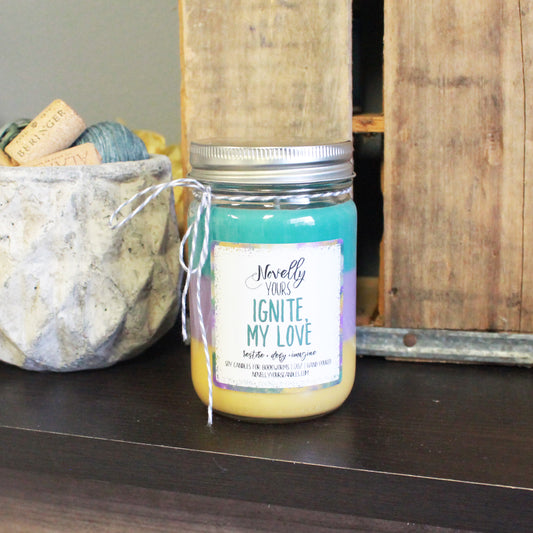 Ignite, My Love · 12oz jar · Layered Candle