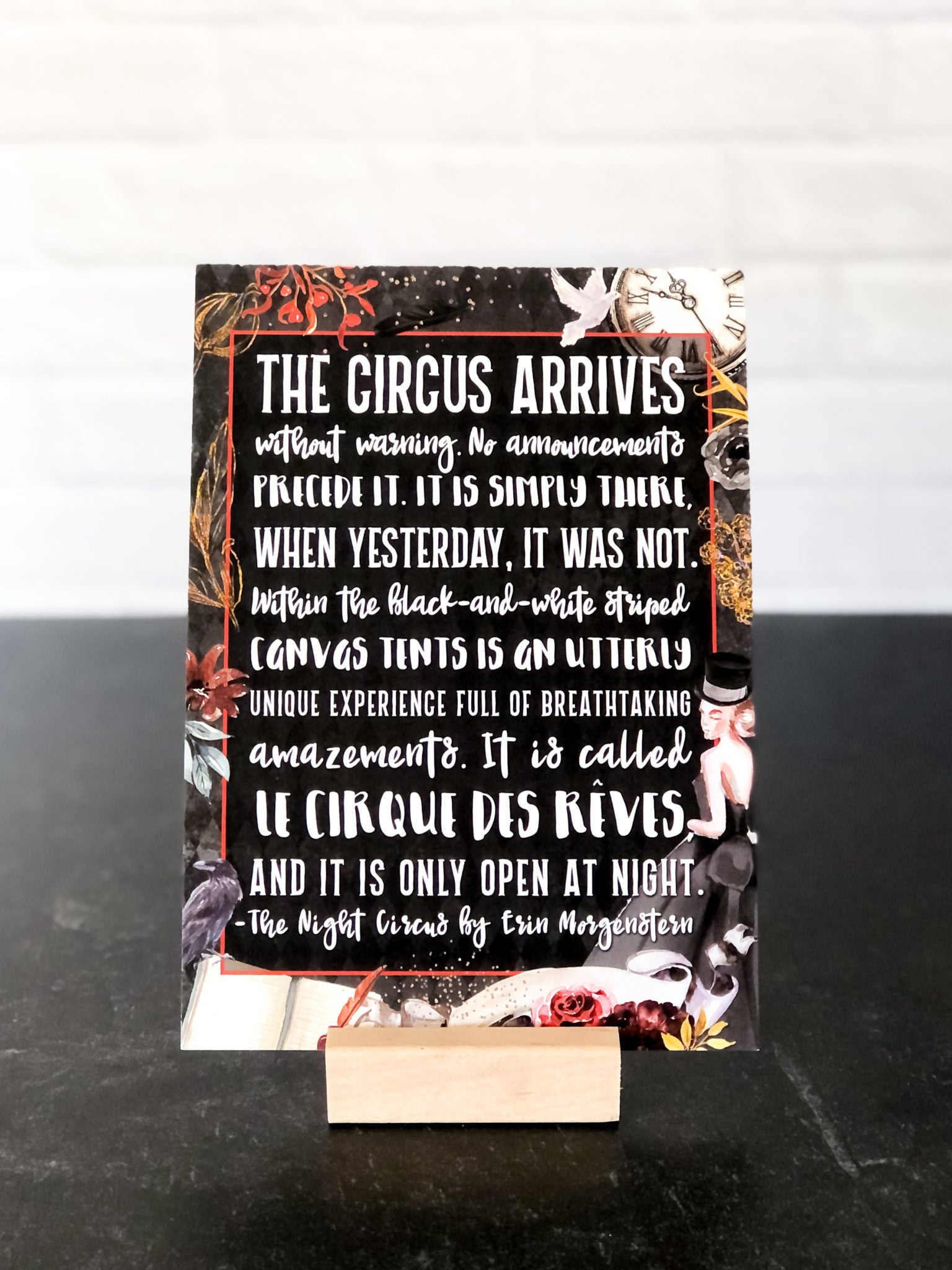 The Night Circus quote print · 5x7 sized art print