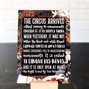 The Night Circus quote print · 5x7 sized art print