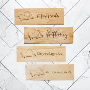 Custom / Personalized Wooden Bookmark