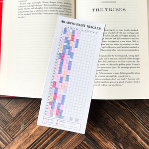 Reading Habit Tracker Bookmark