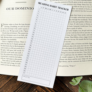 Reading Habit Tracker Bookmark