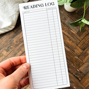 Reading Log Bookmark