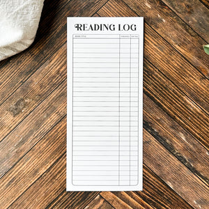 Reading Log Bookmark