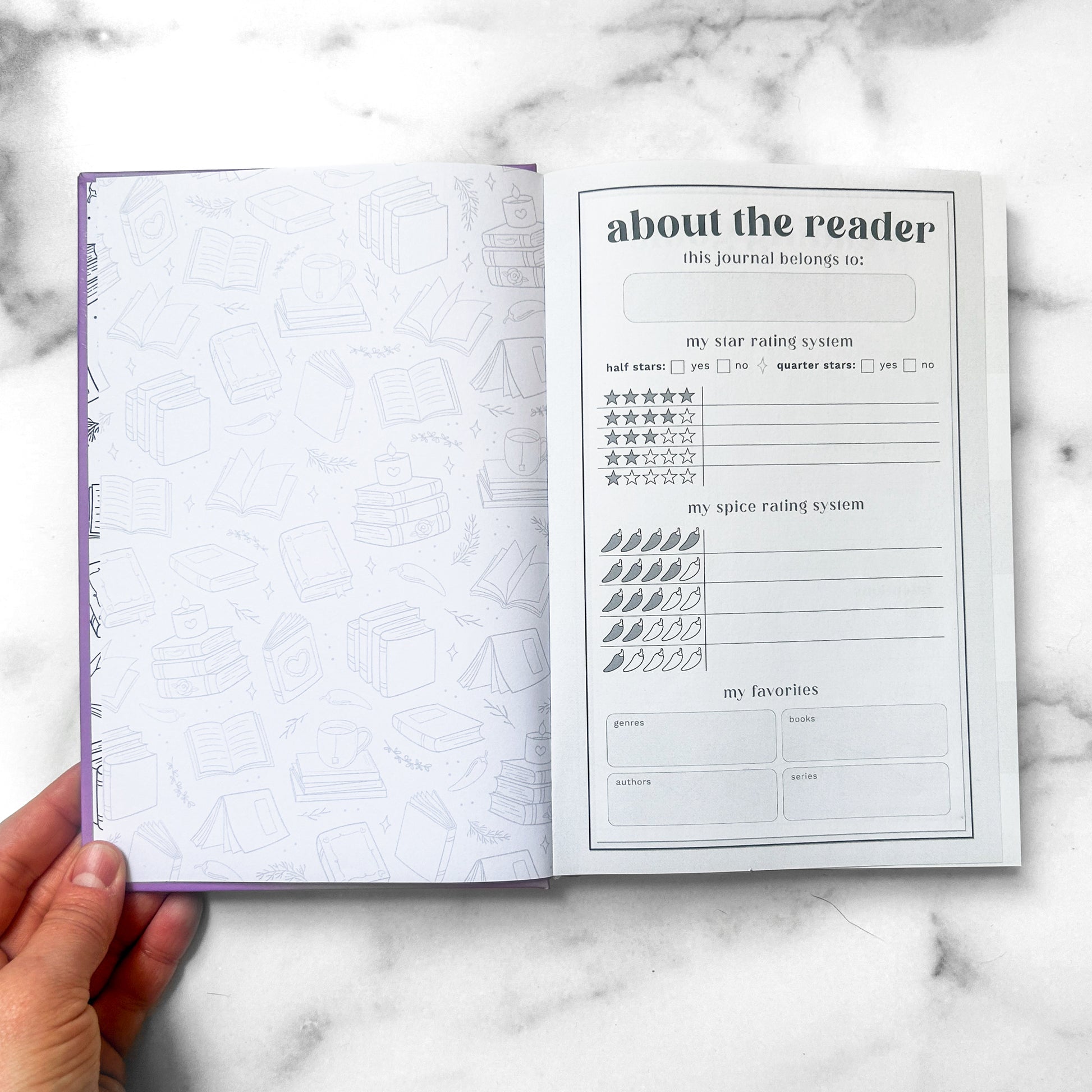 Romance Book Review Journal - PREORDER