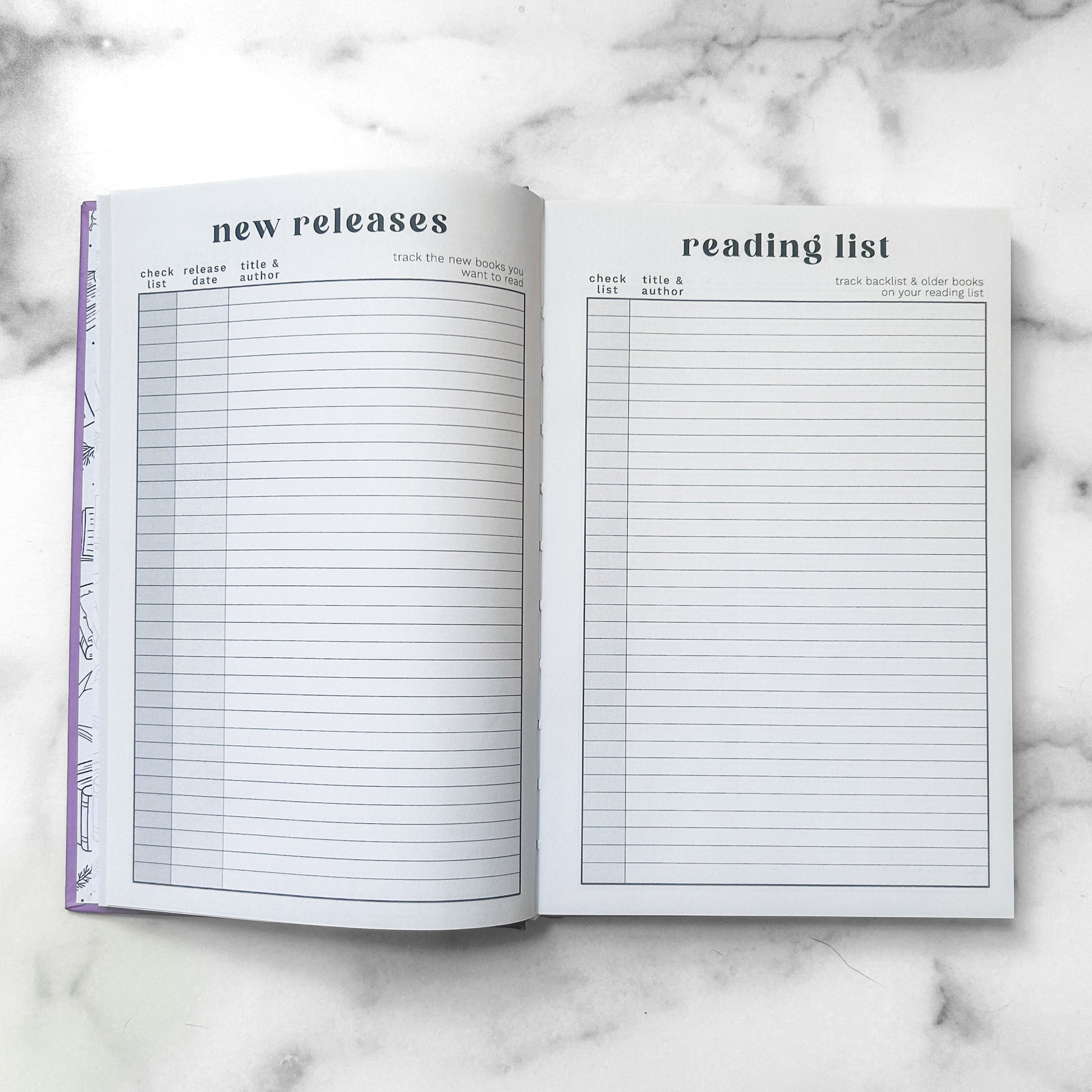 Romance Book Review Journal - PREORDER