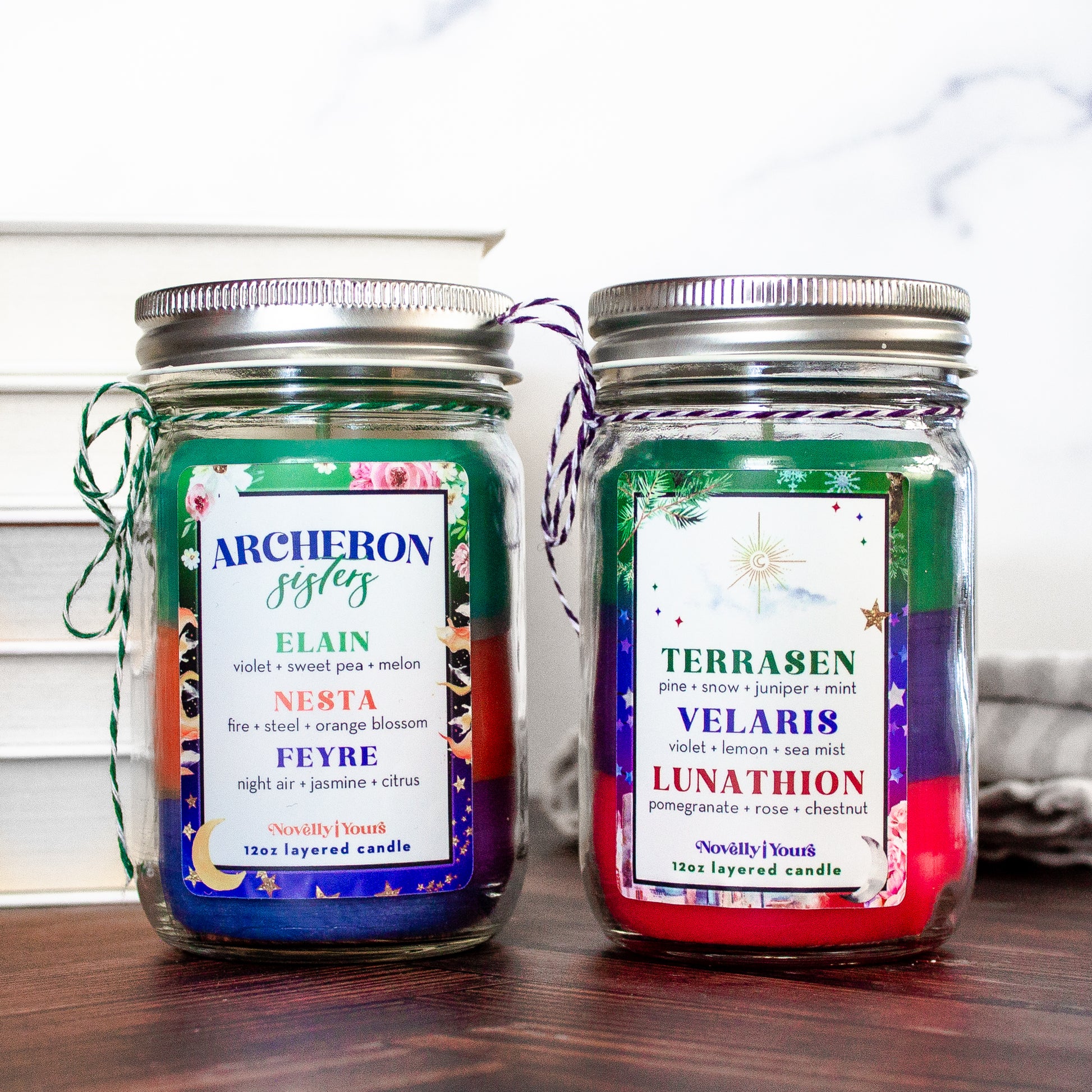 Archeron Sisters · layered candle