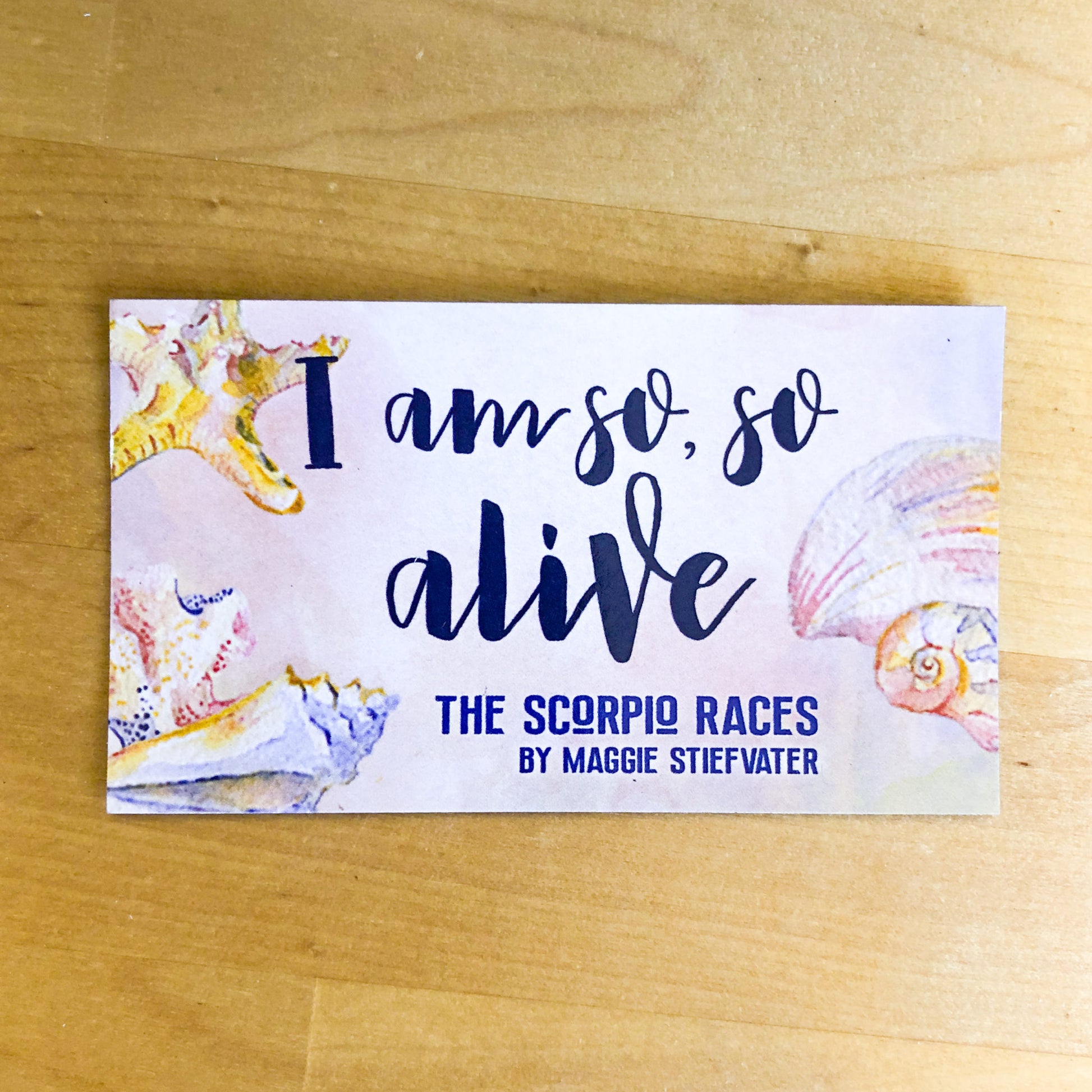 I am So, So Alive magnet (The Scorpio Races)