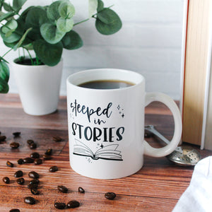 Steeped in Stories mug
