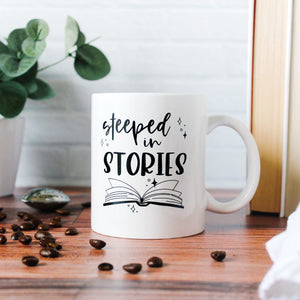 Steeped in Stories mug