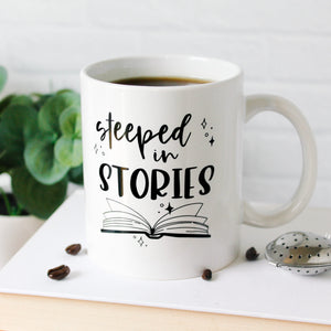 Steeped in Stories mug