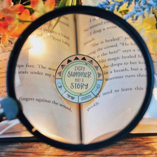Enamel Pin: "Every Summer Has a Story" (literary quote)