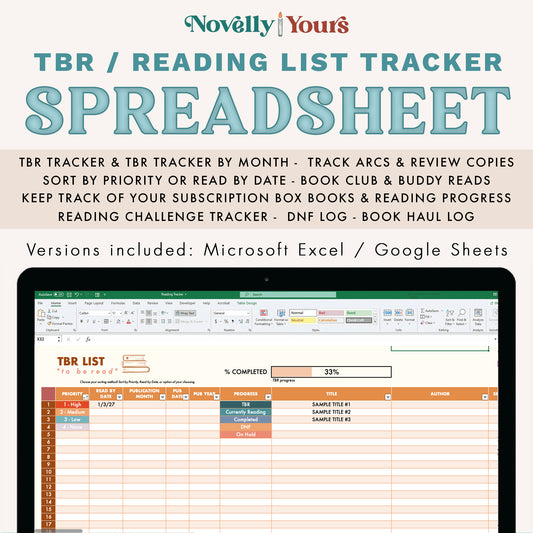 TBR - Review - Challenge Tracker spreadsheet