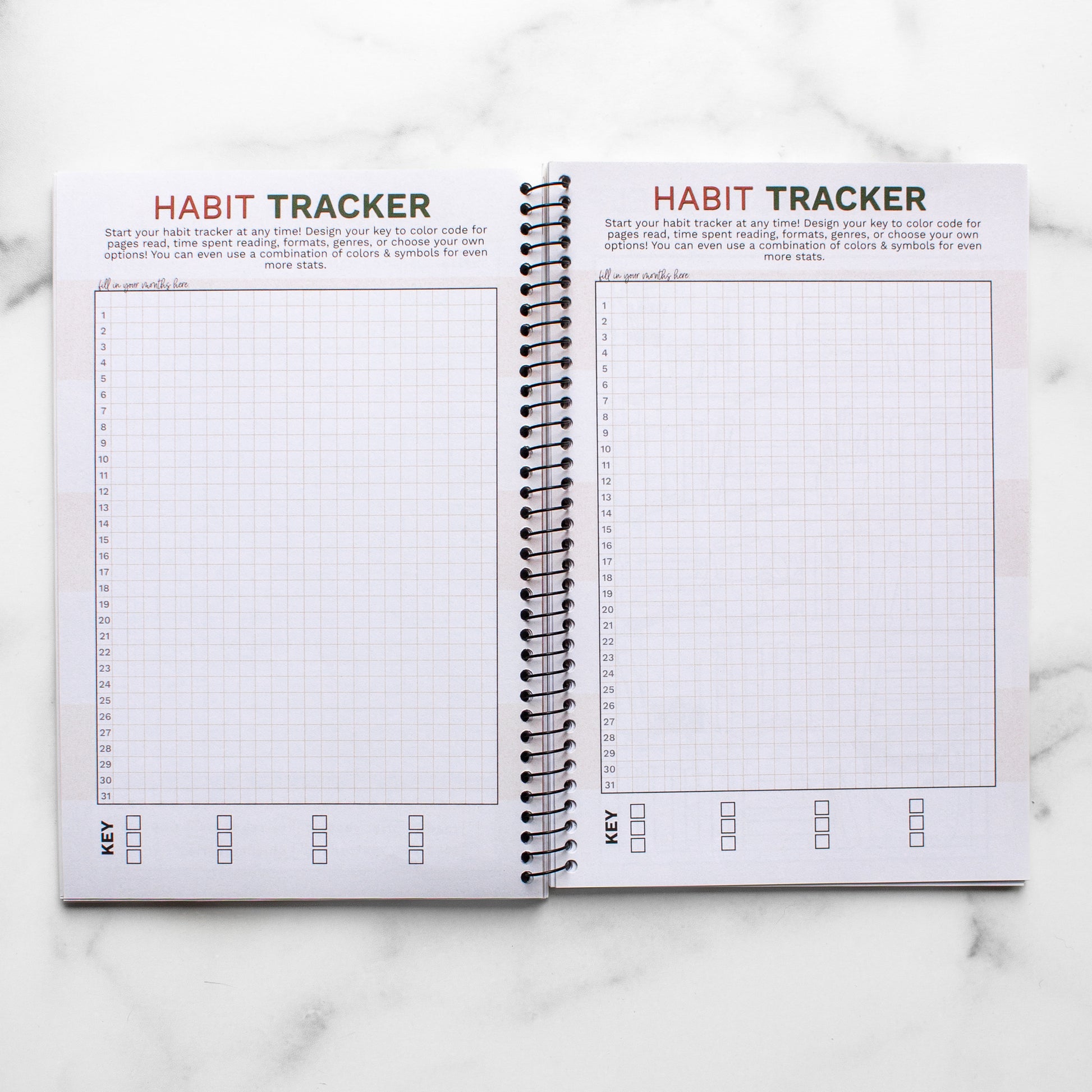 Undated Reading Tracker - PREORDER