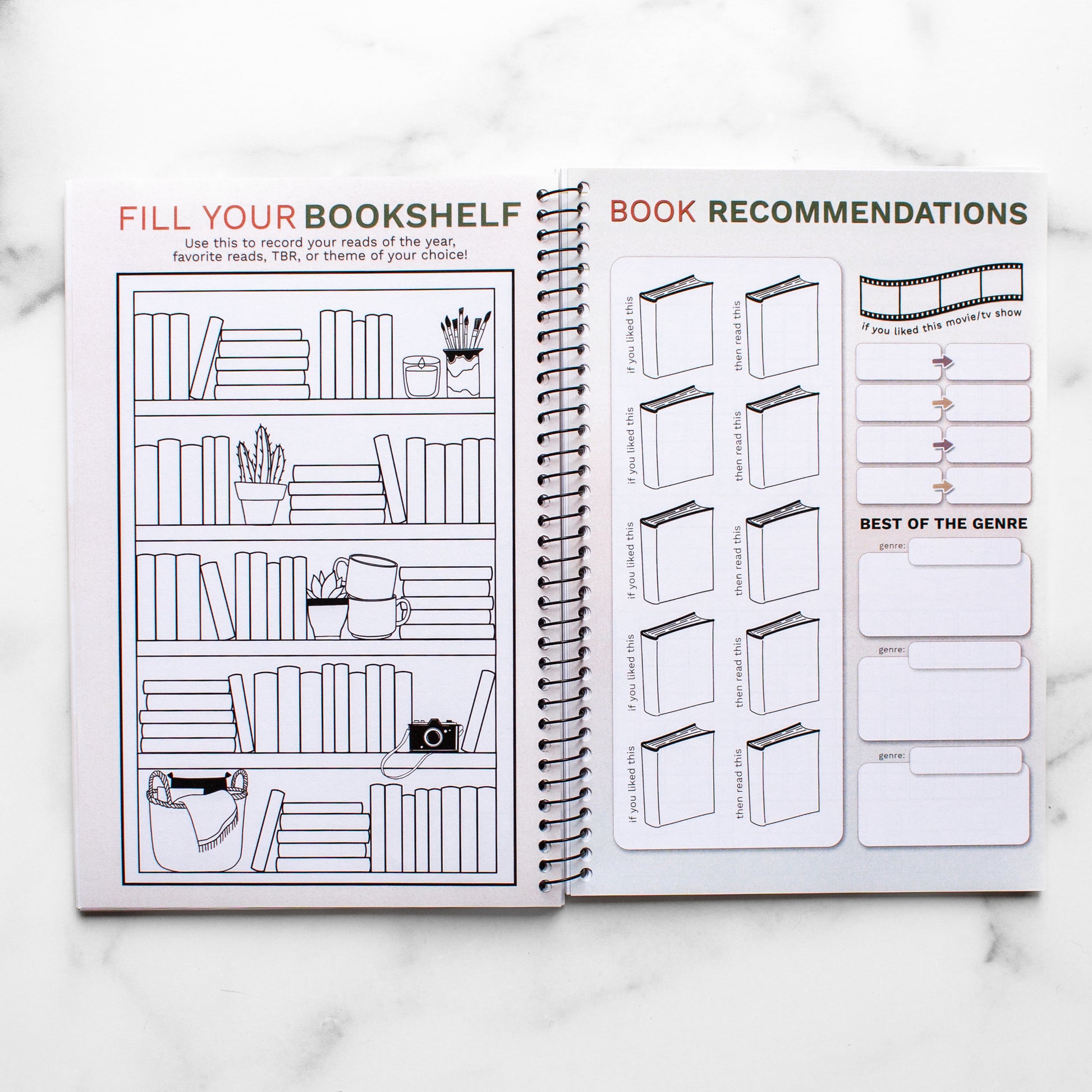 Undated Reading Tracker - PREORDER