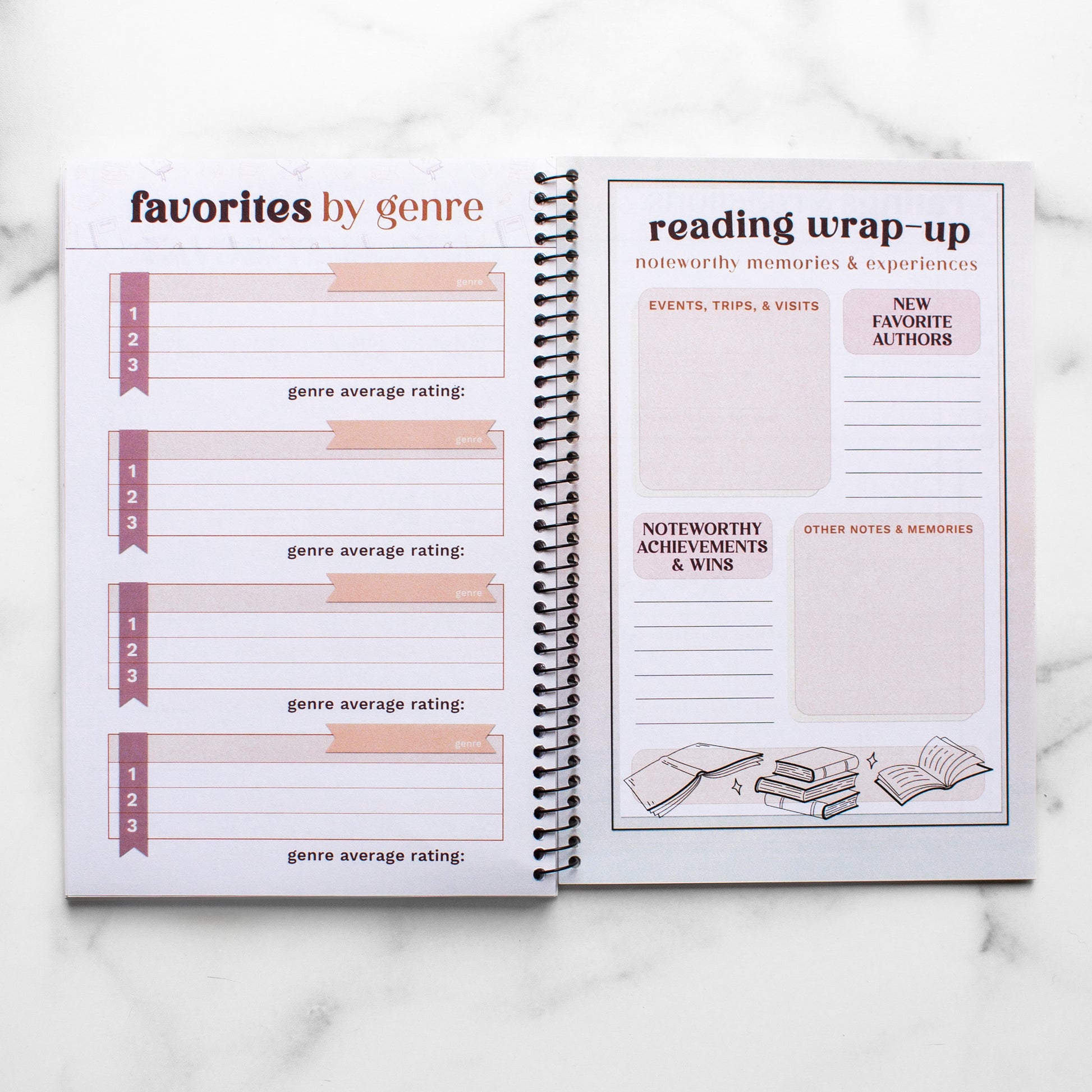 Undated Reading Tracker - PREORDER