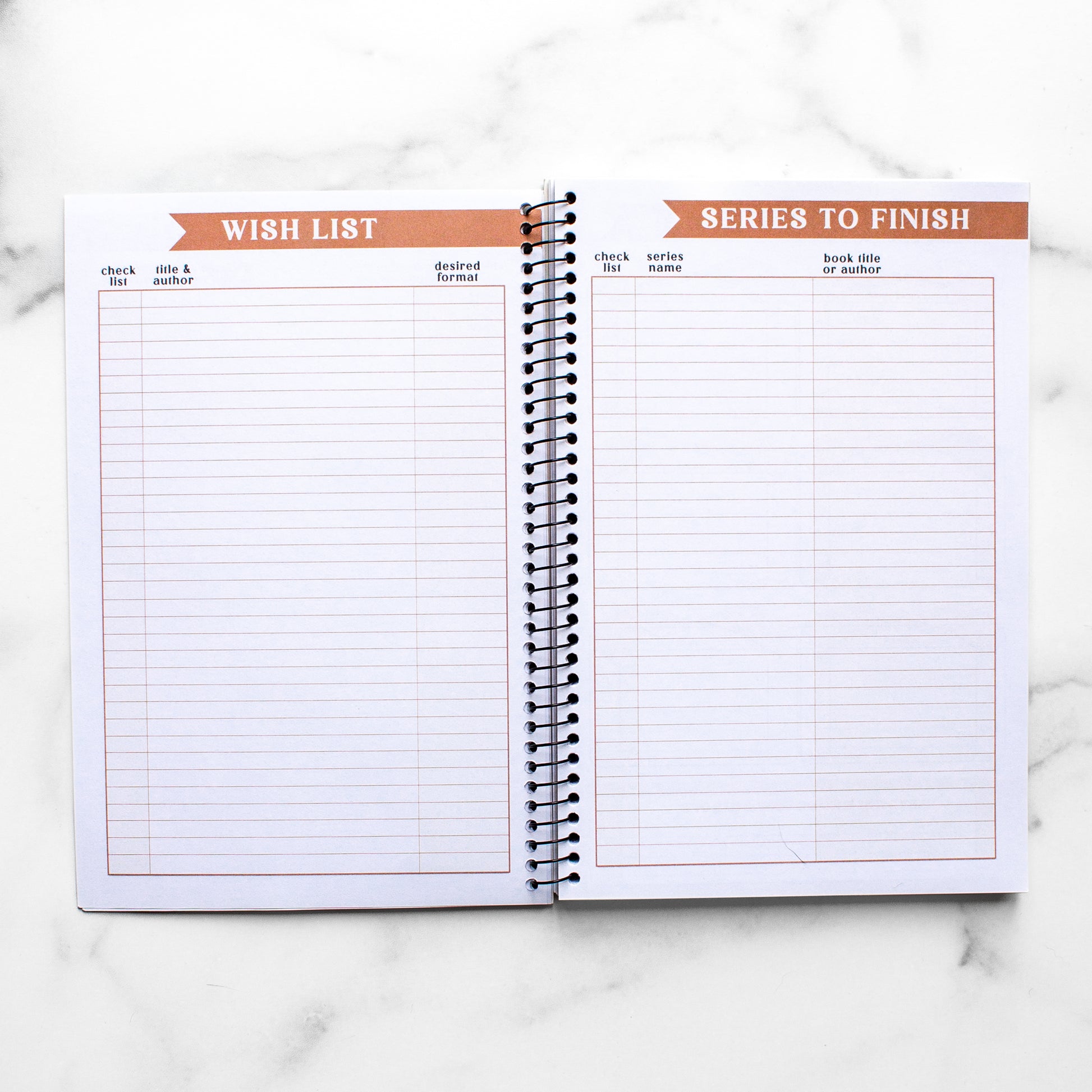 Undated Reading Tracker - PREORDER