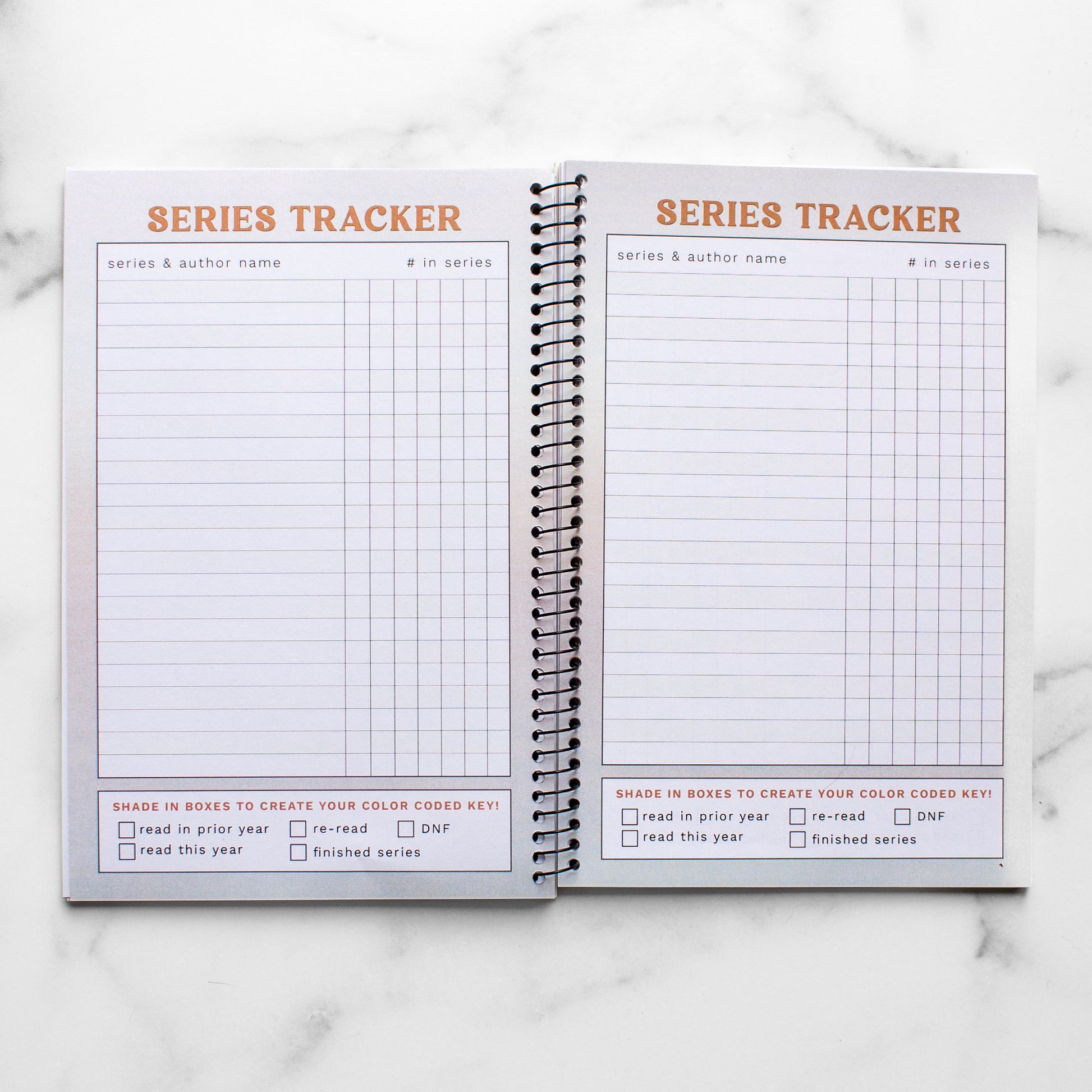 Undated Reading Tracker - PREORDER